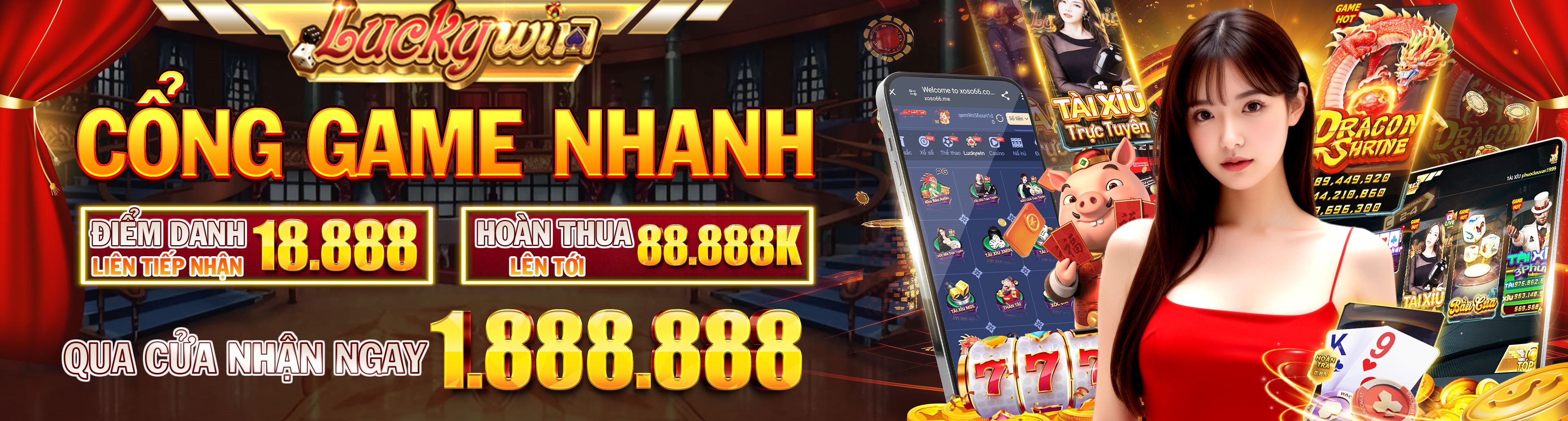 Hình ảnh quảng cáo của mcw88 hiển thị nền tảng và các lợi ích